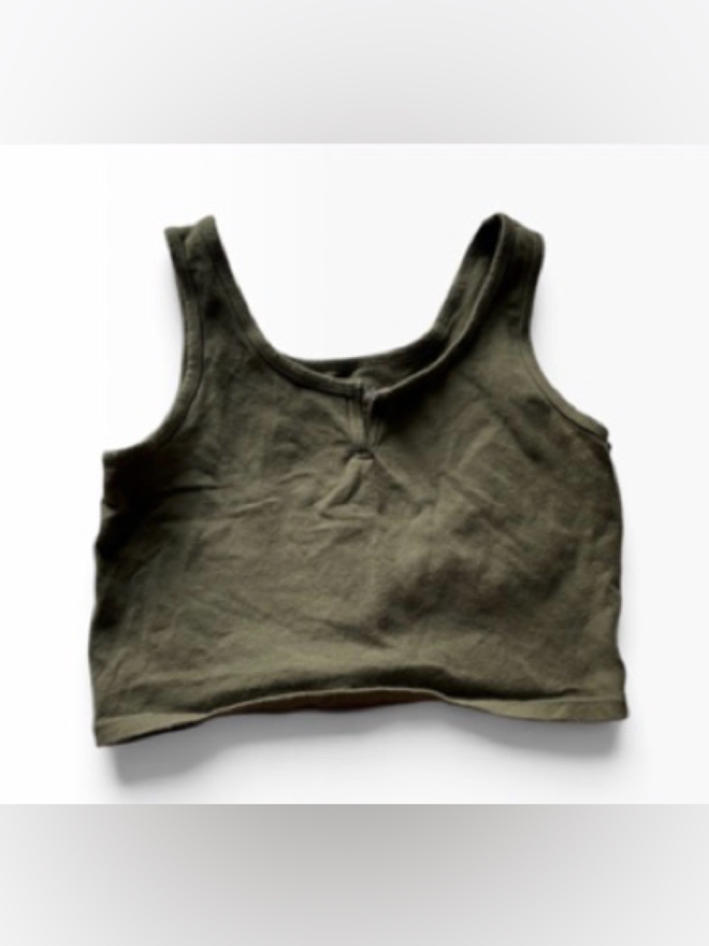 Olive tank top